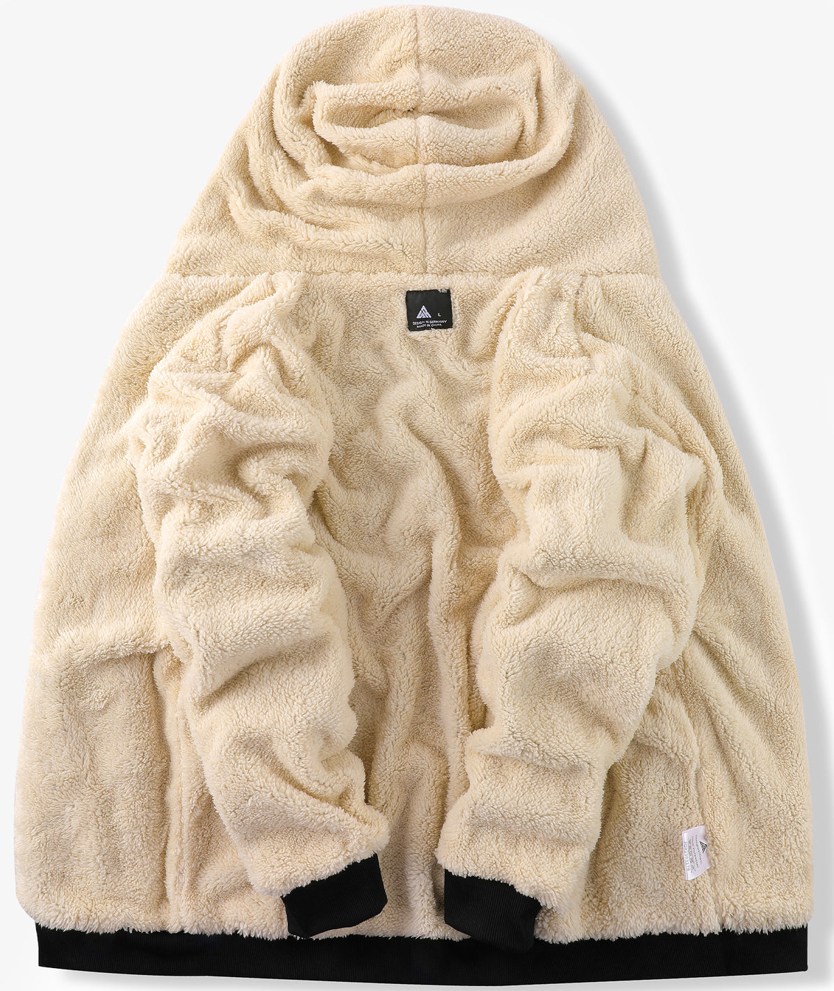 Plaid Sherpa Full-Zip Hoodie