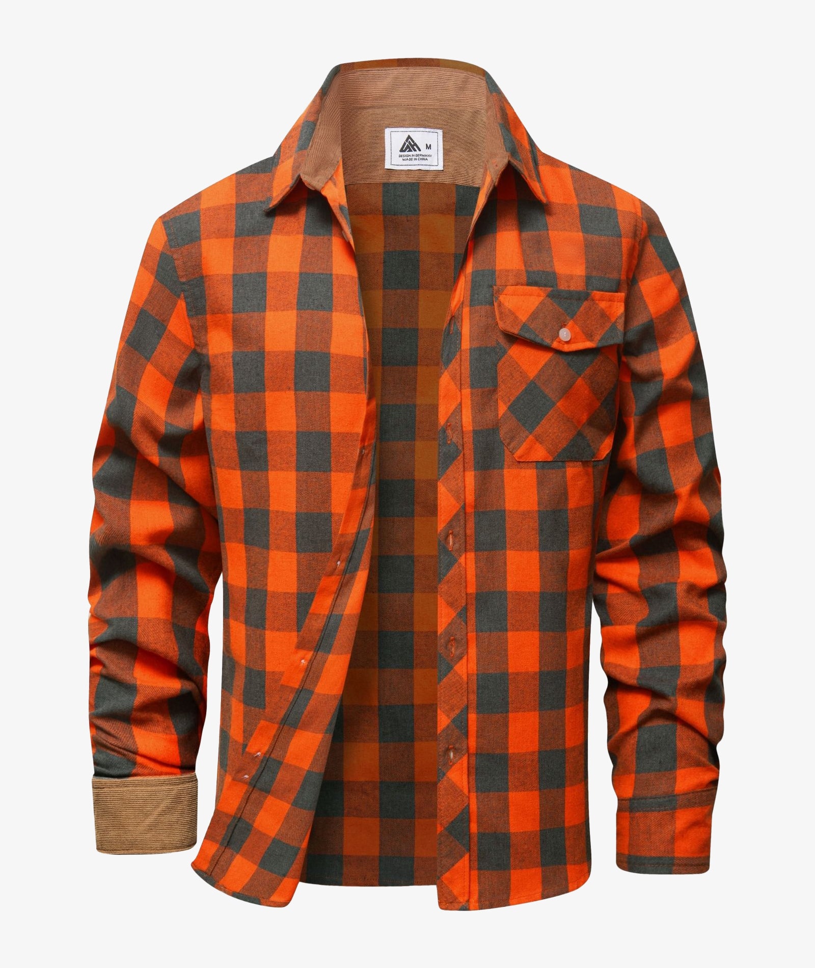 Camisa Chaqueta a Cuadros para Hombre