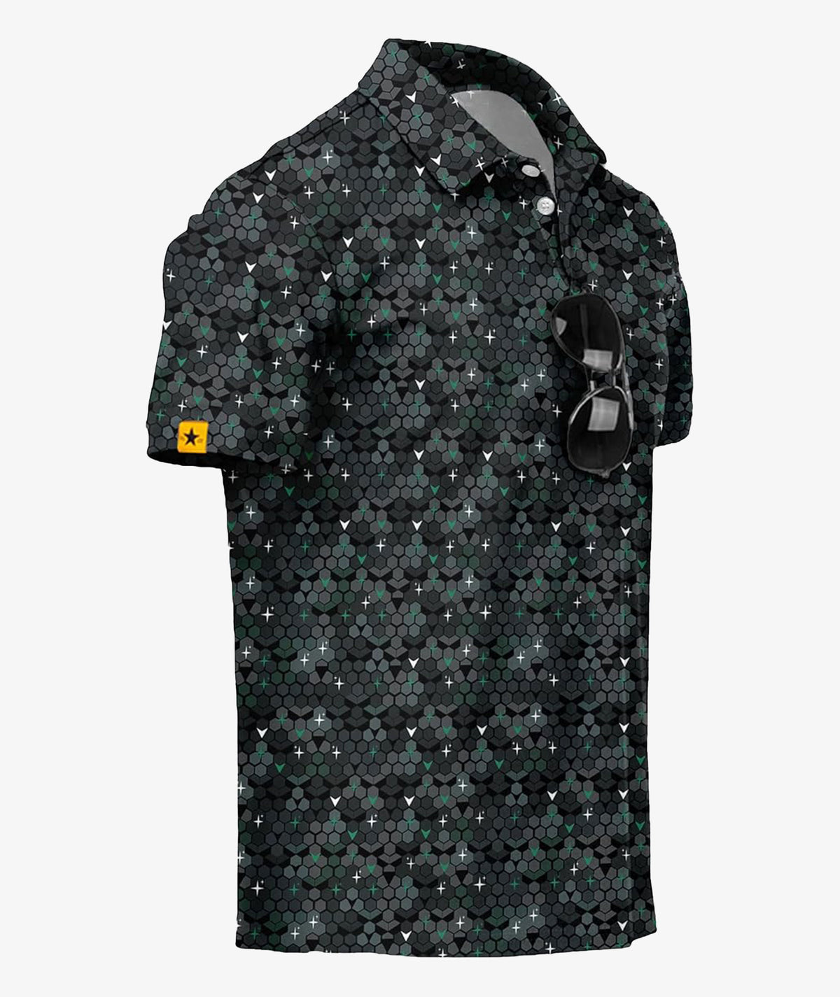 ZITY Beach Print Golf Polo