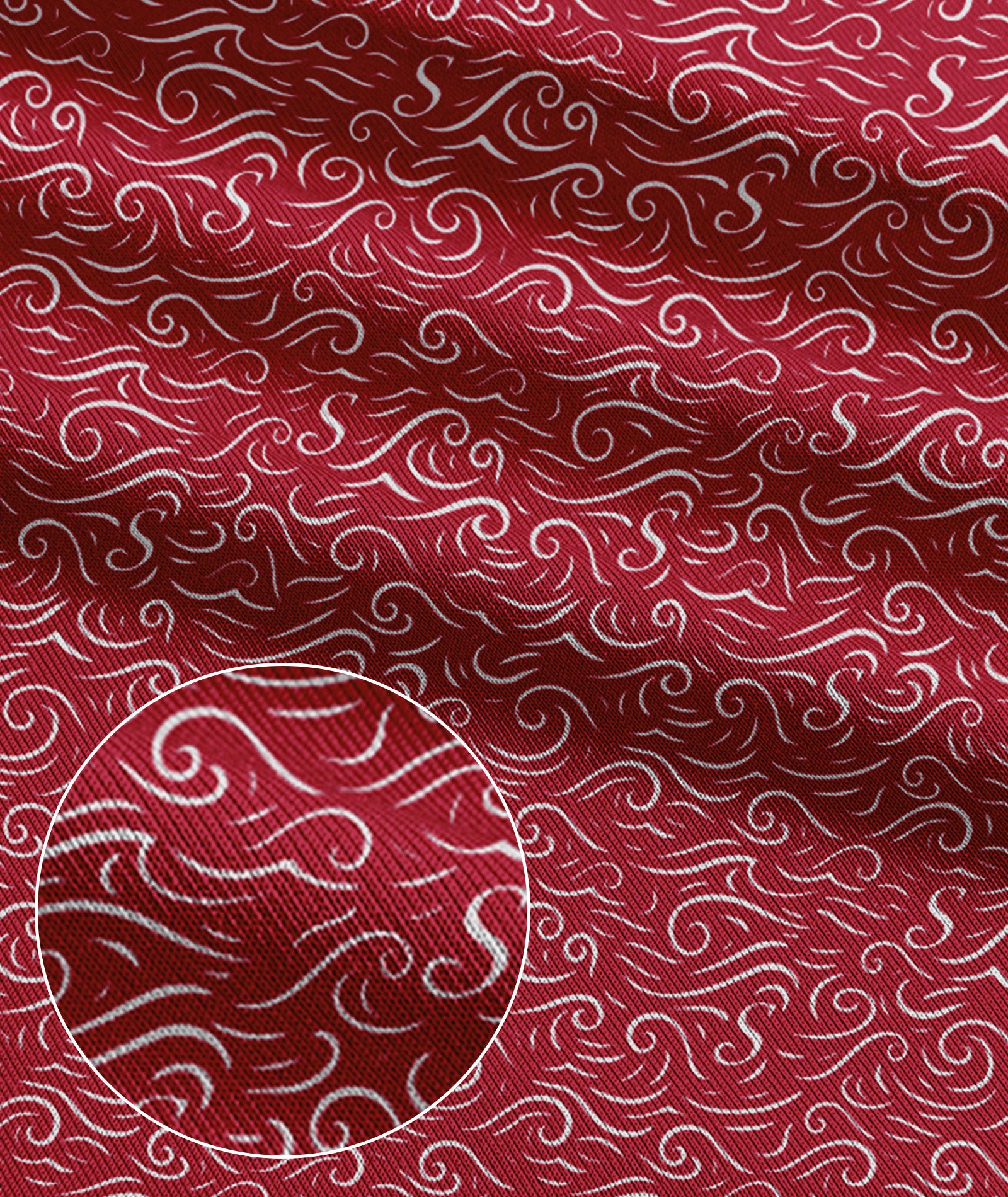 Crimson Flow Golf Polo