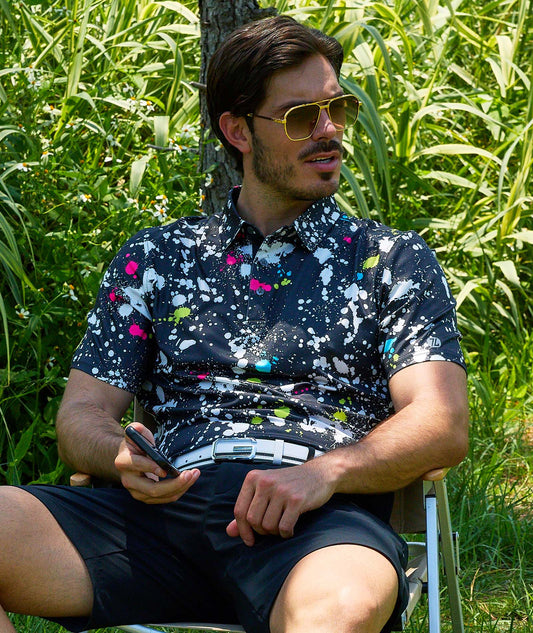 Splatter Performance Golf Polo