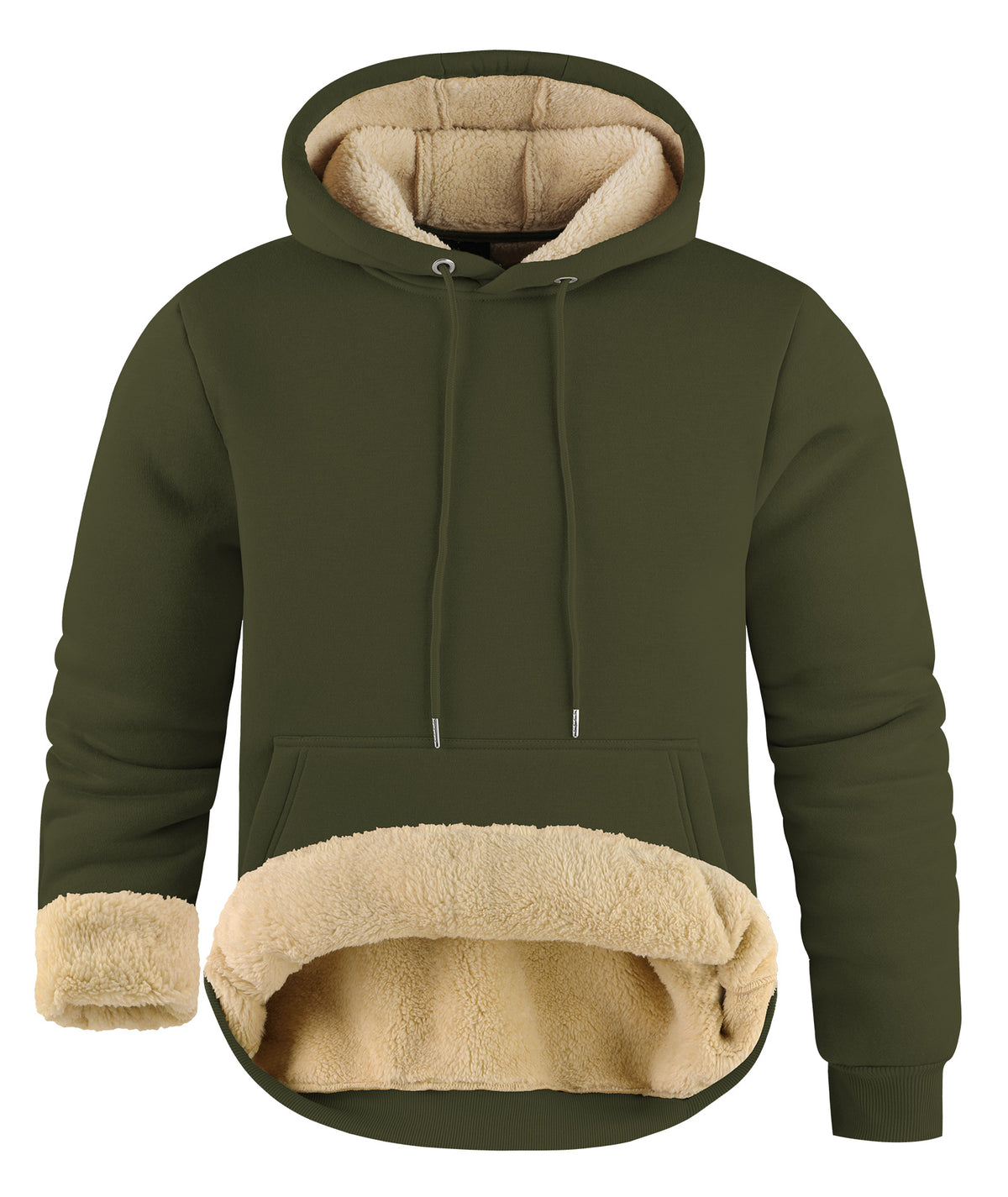 Men's Sherpa-Lined Hoodie