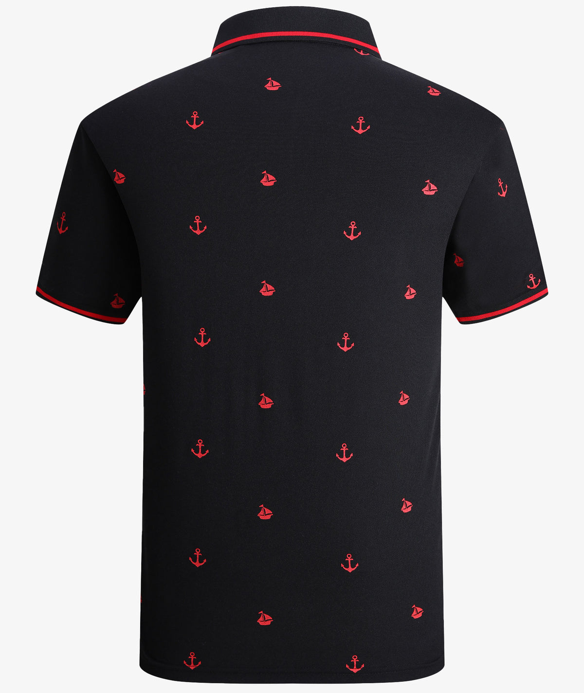 Sailboat Print Polo