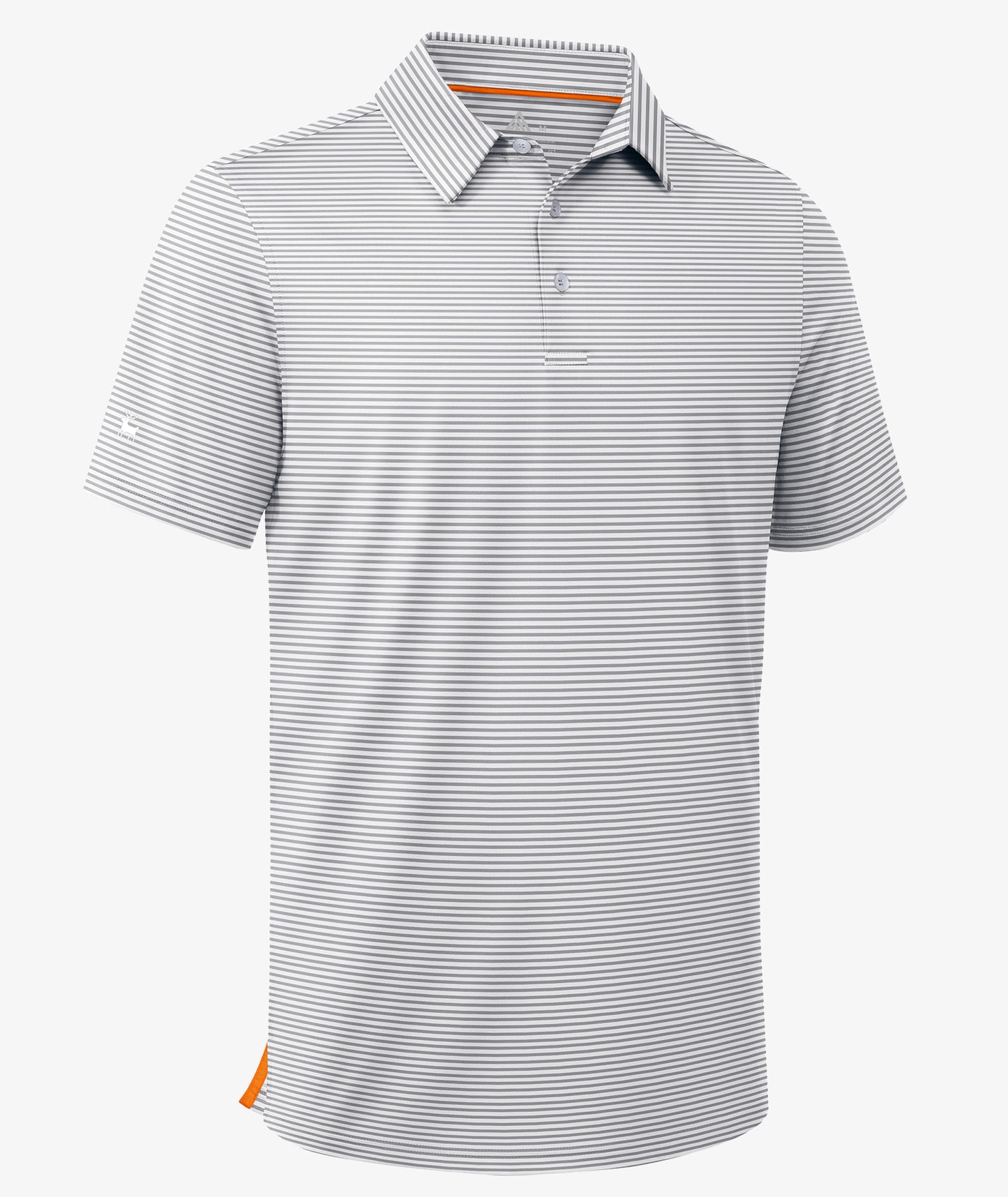 Polo de golf performant à rayures