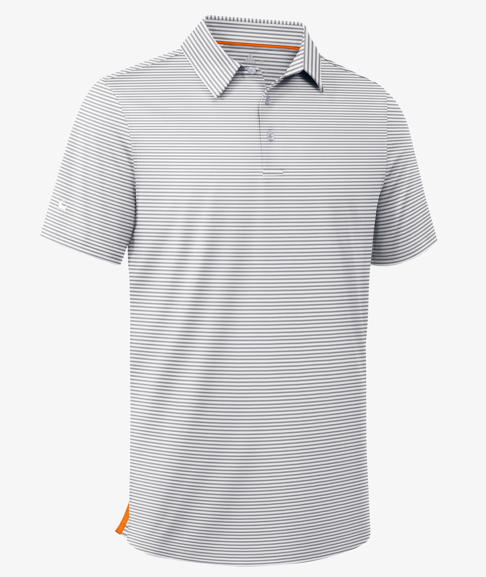 Polo de golf performant à rayures