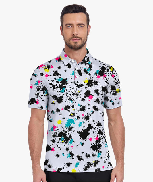 Paint Splash Golf Polo