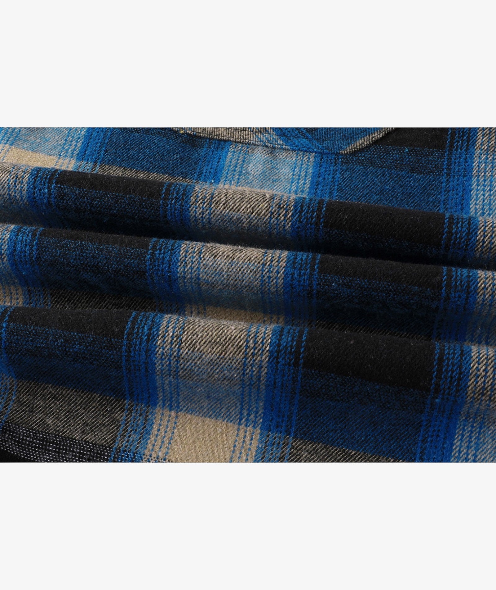 Layered Plaid Hooded Shirt