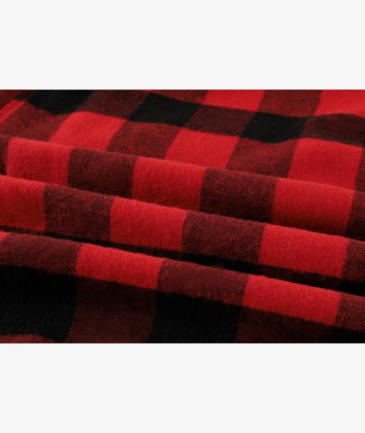 Layered Plaid Hooded Shirt