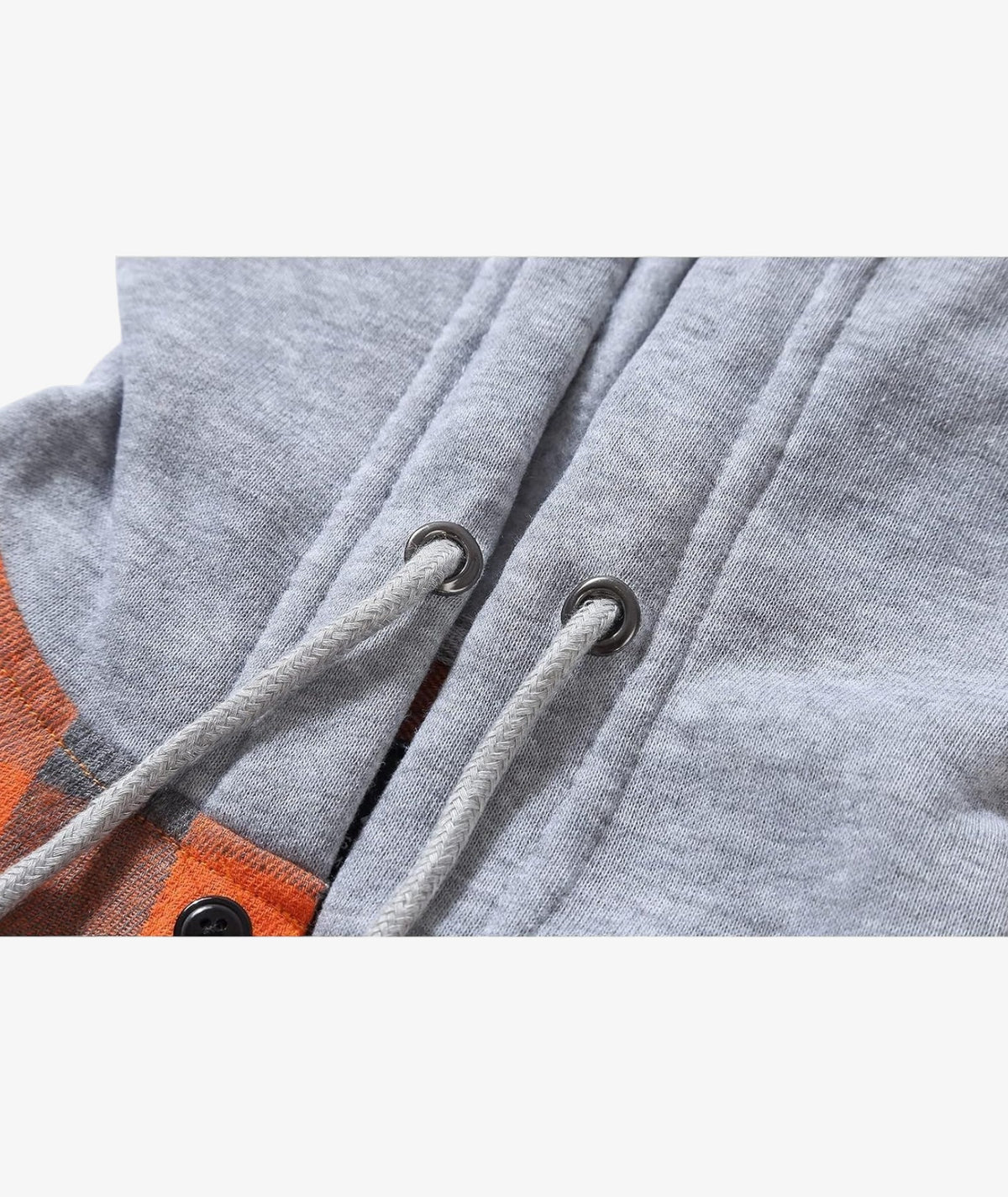 Camisa a cuadros con capucha