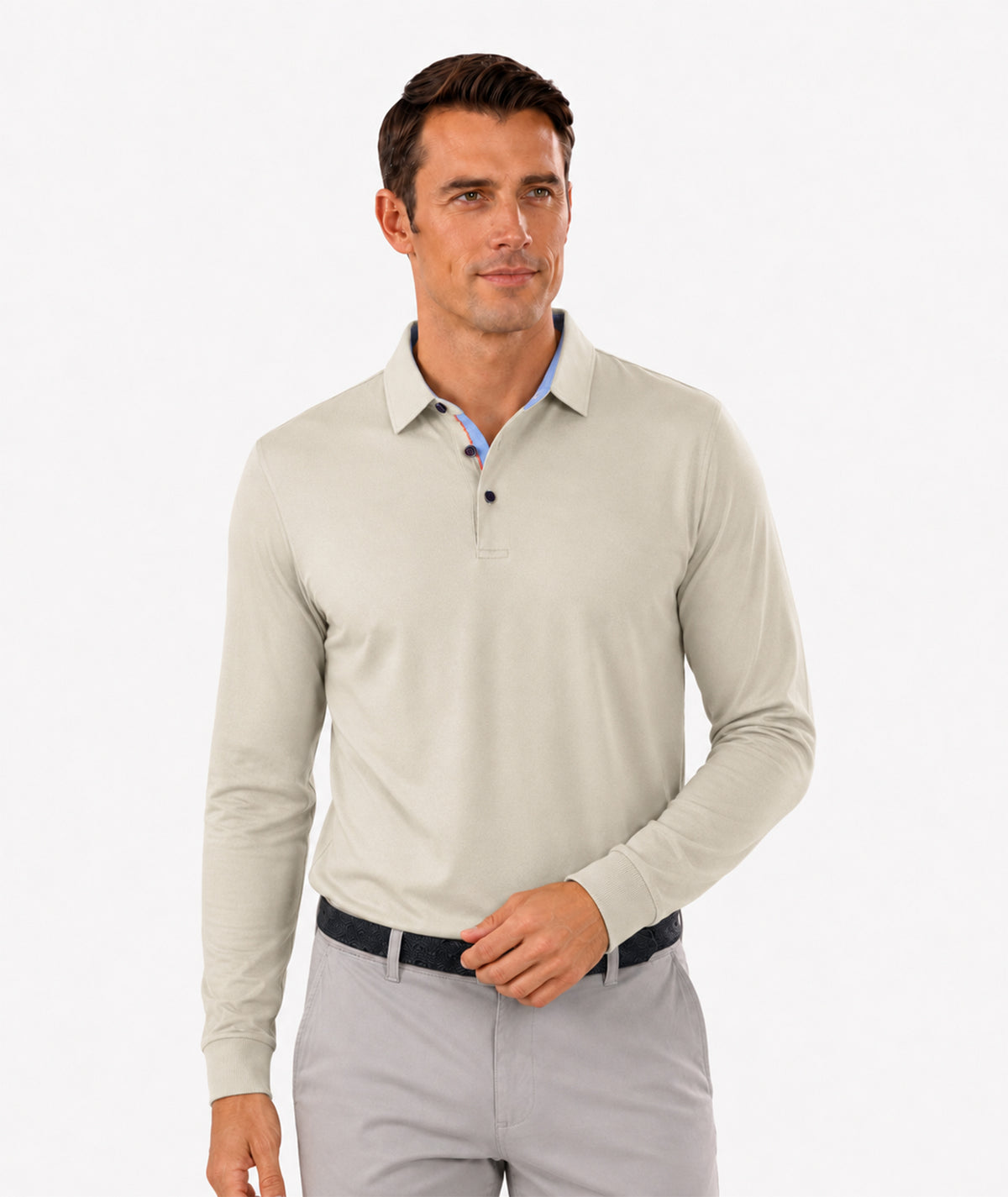 Casual Comfort Long Sleeve Polo
