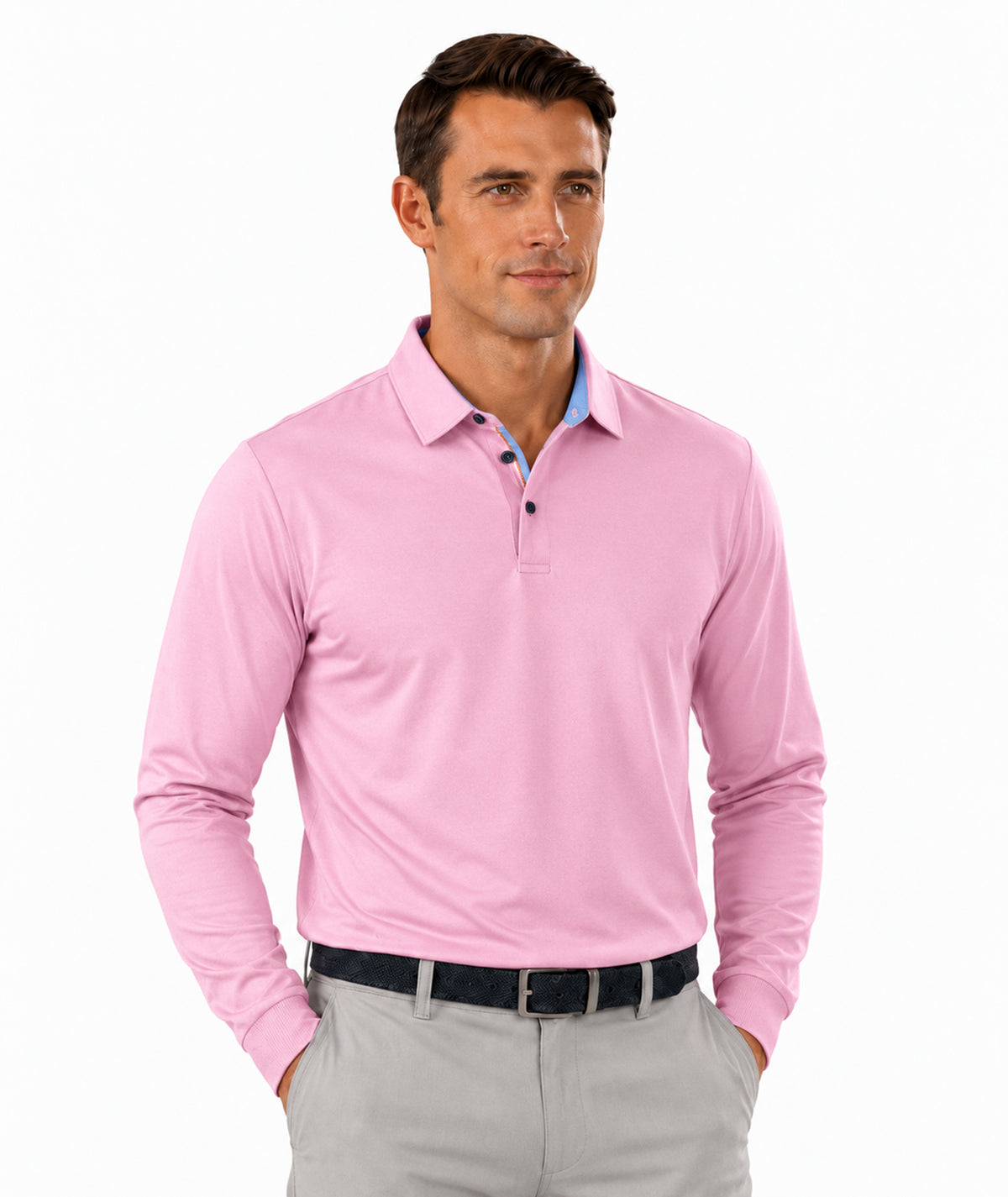 Classic Long Sleeve Polo Shirt
