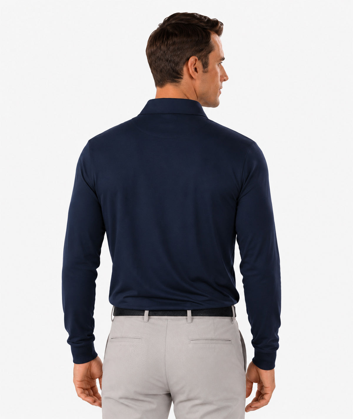 Casual Comfort Long Sleeve Polo