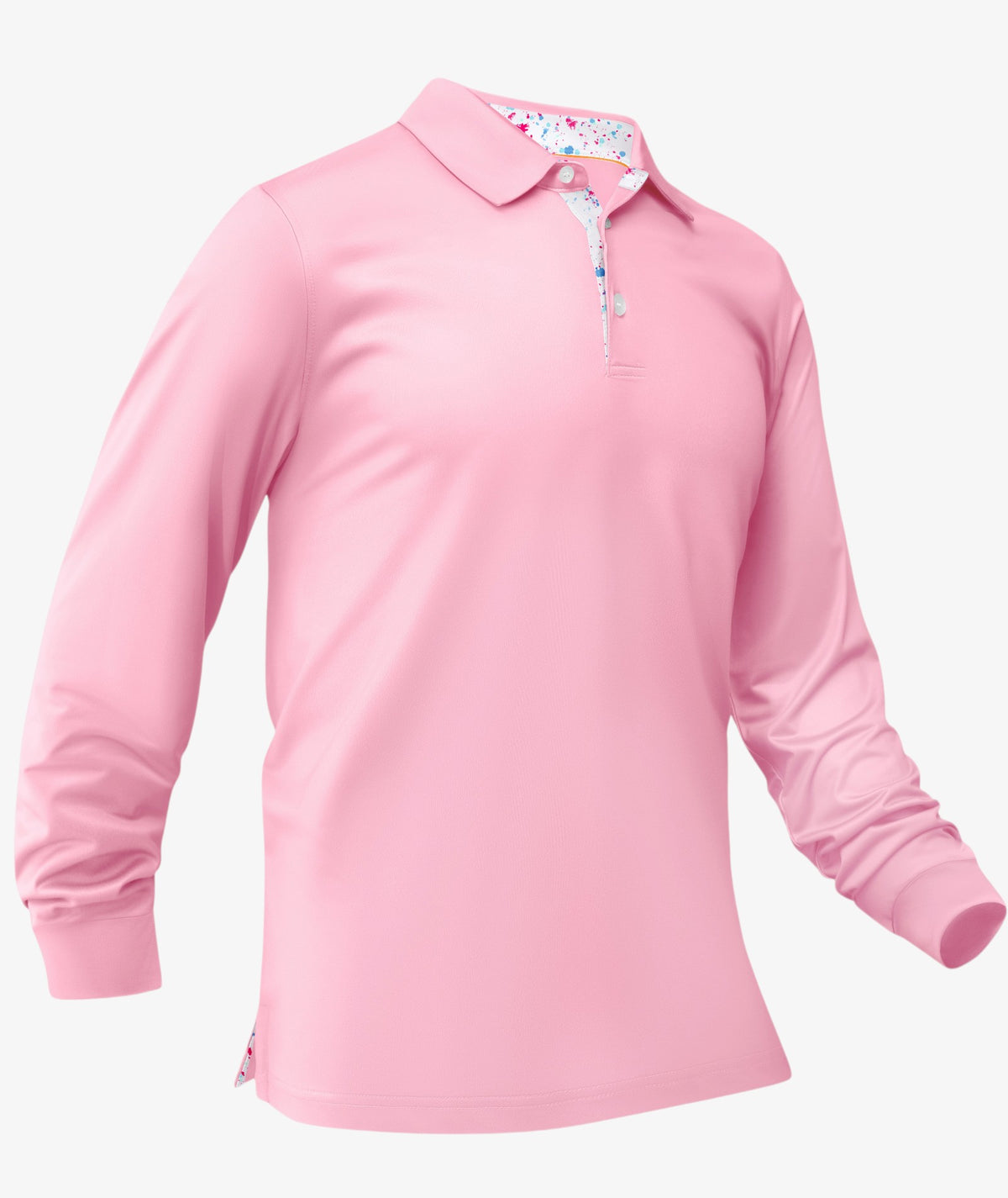 Colorful Splatter Collar Polo