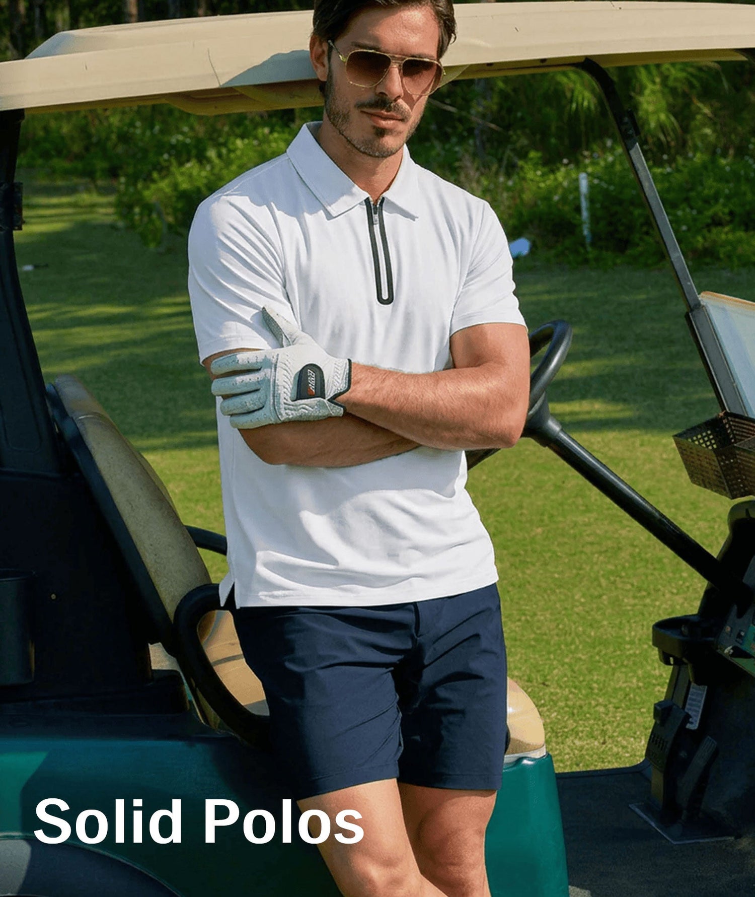 Men's Solid Polos