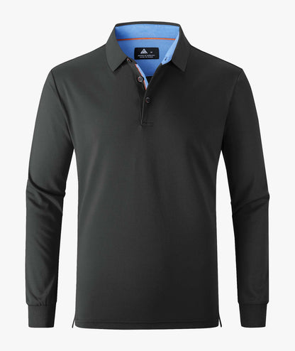 Classic Long Sleeve Polo Shirt