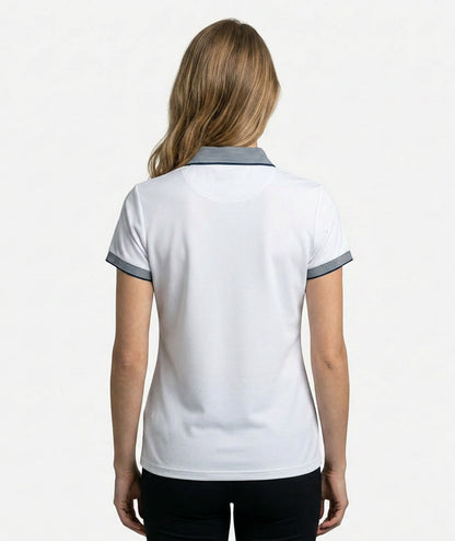 Polo de performance zippé