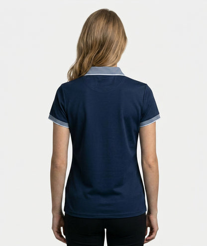 Polo de performance zippé