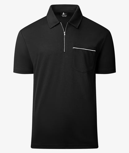 Zip Pocket Performance Polo