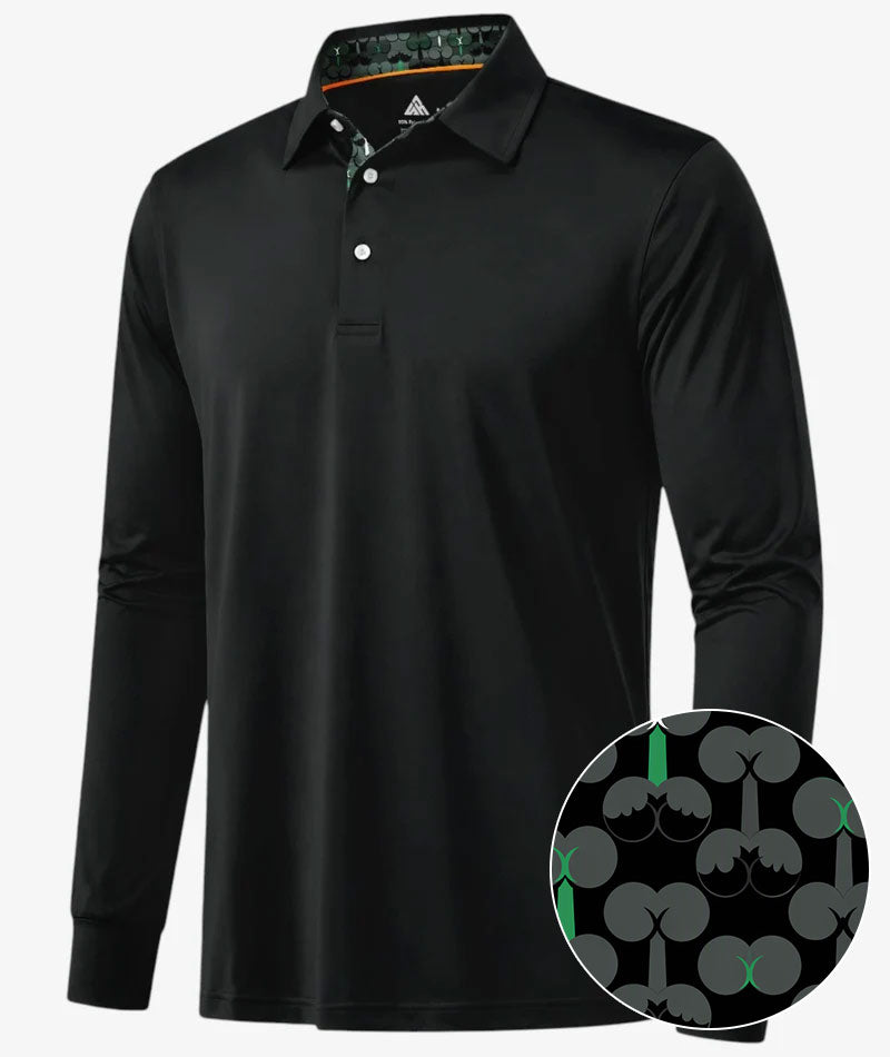 Bikini Print Collar Polo