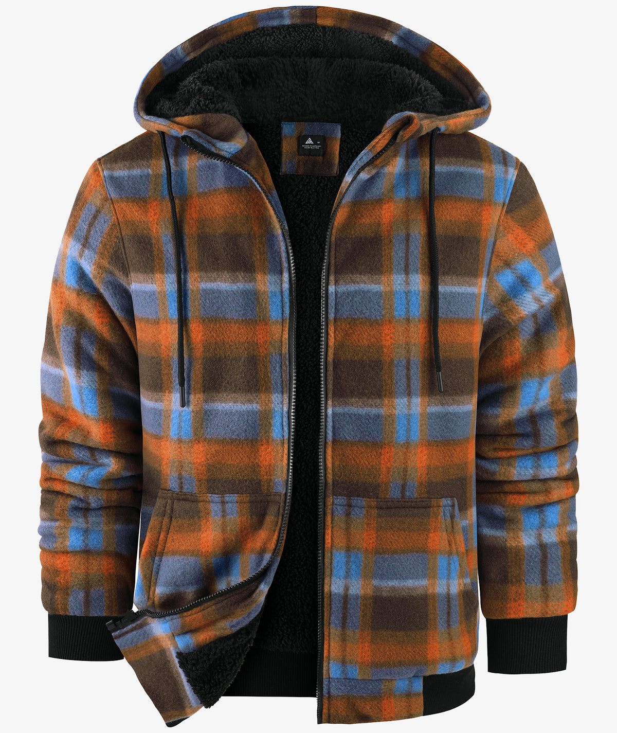 Veste à capuche en molleton doublée de polaire