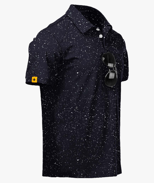 Midnight Speckle Golf Polo