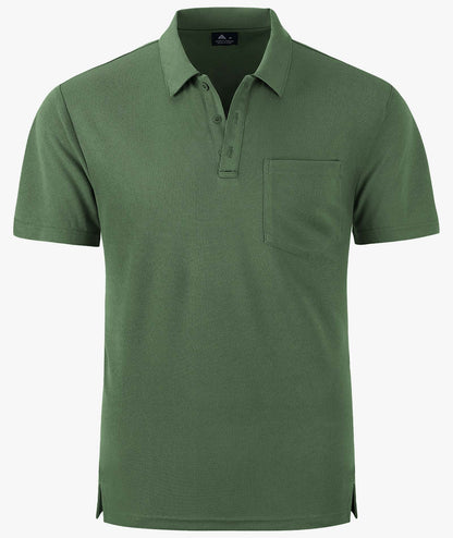 Textured Pocket Golf Polo