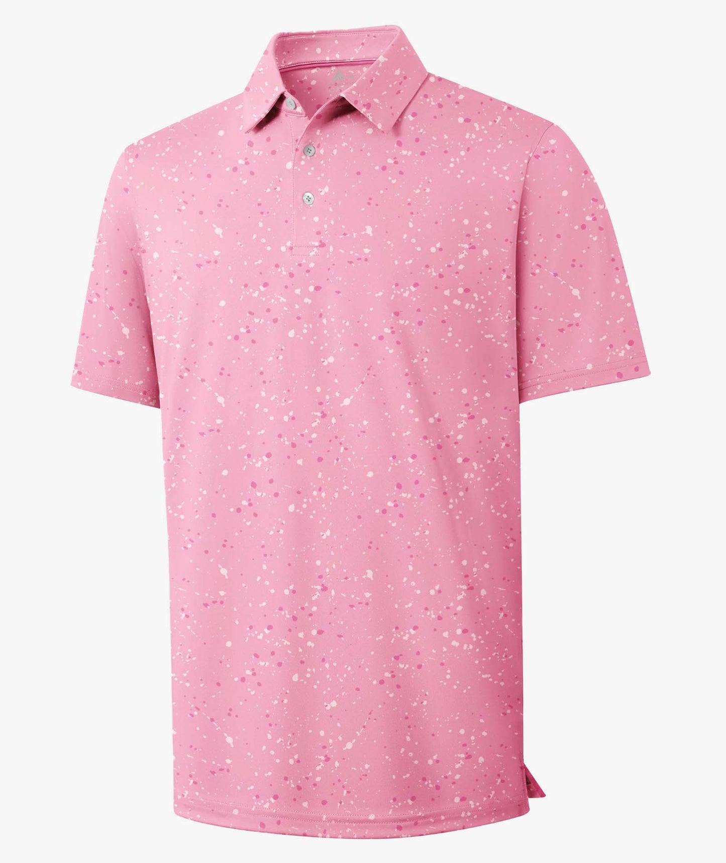 Polo rose éclaboussé