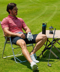 Crimson Flow Golf Polo