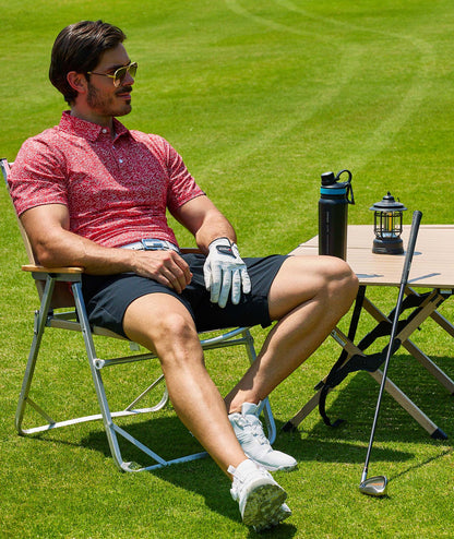 Polo de golf Rouge cramoisi