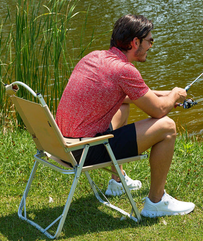 Polo de golf Rouge cramoisi