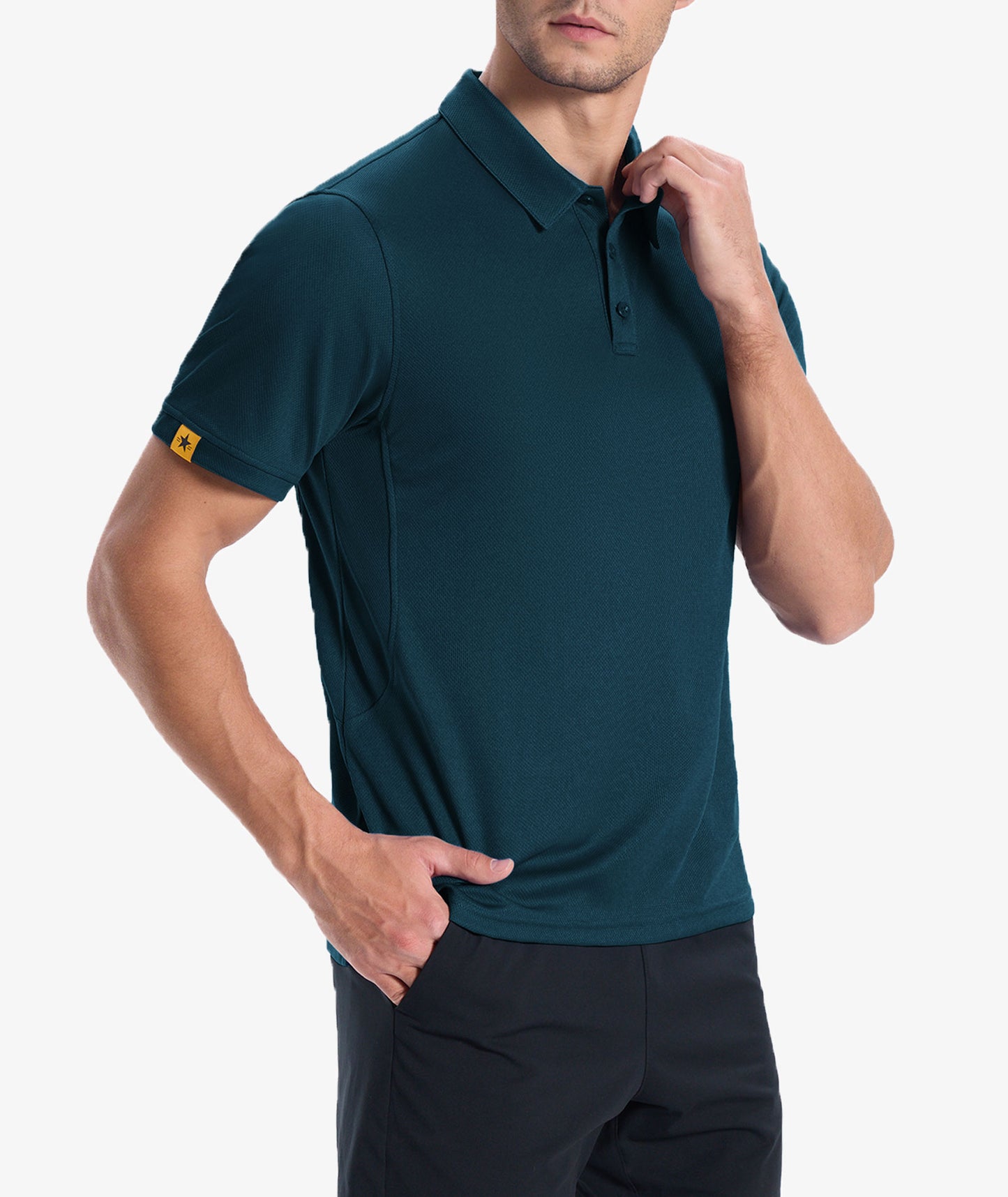 Polo de golf en maille performante