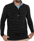 Midnight Line Quarter Zip Polo