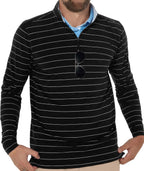 Midnight Line Quarter Zip Polo