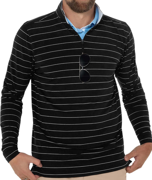 Midnight Line Quarter Zip Polo