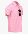 Pink Stardust Golf Polo