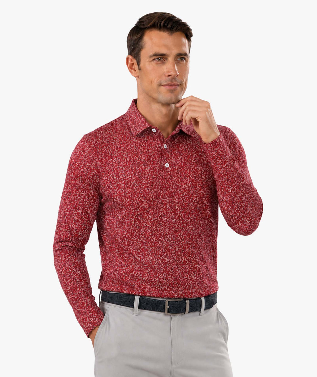 Crimson Wave Polo