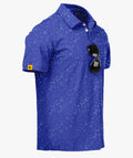 Blue Nebula Golf Polo