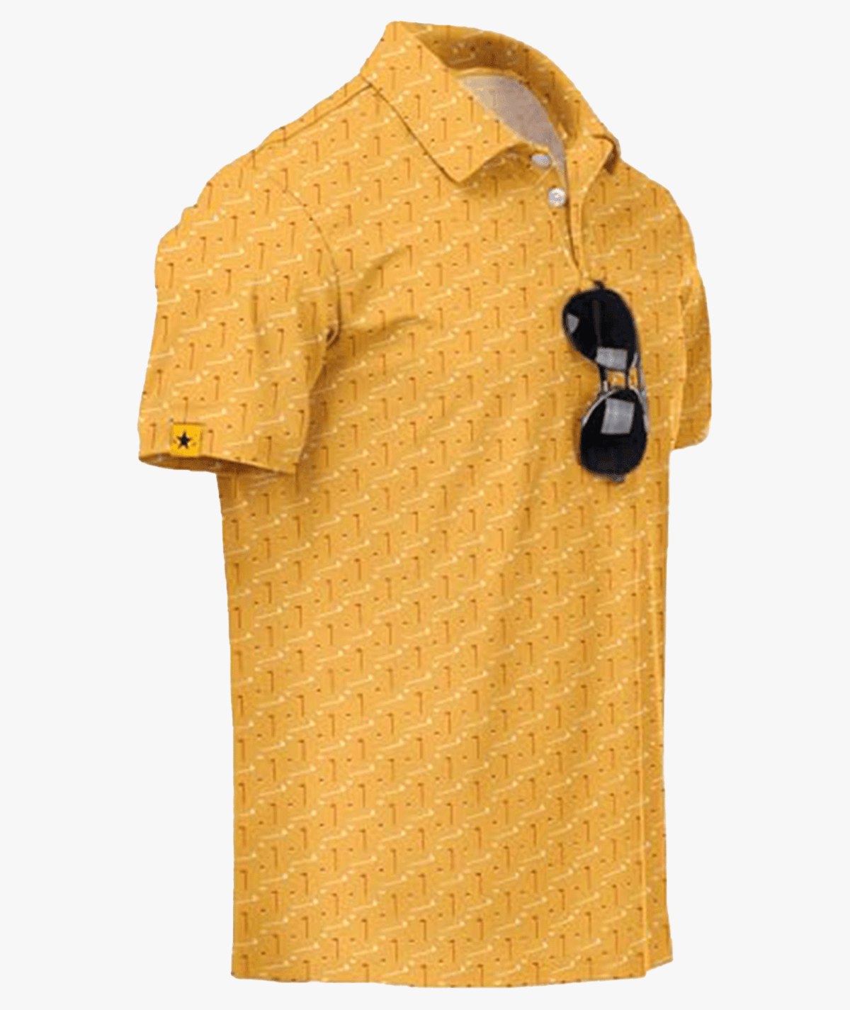 Golf Club Print Polo