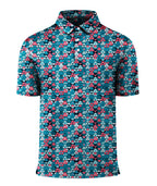 Tropic Grid Golf Polo