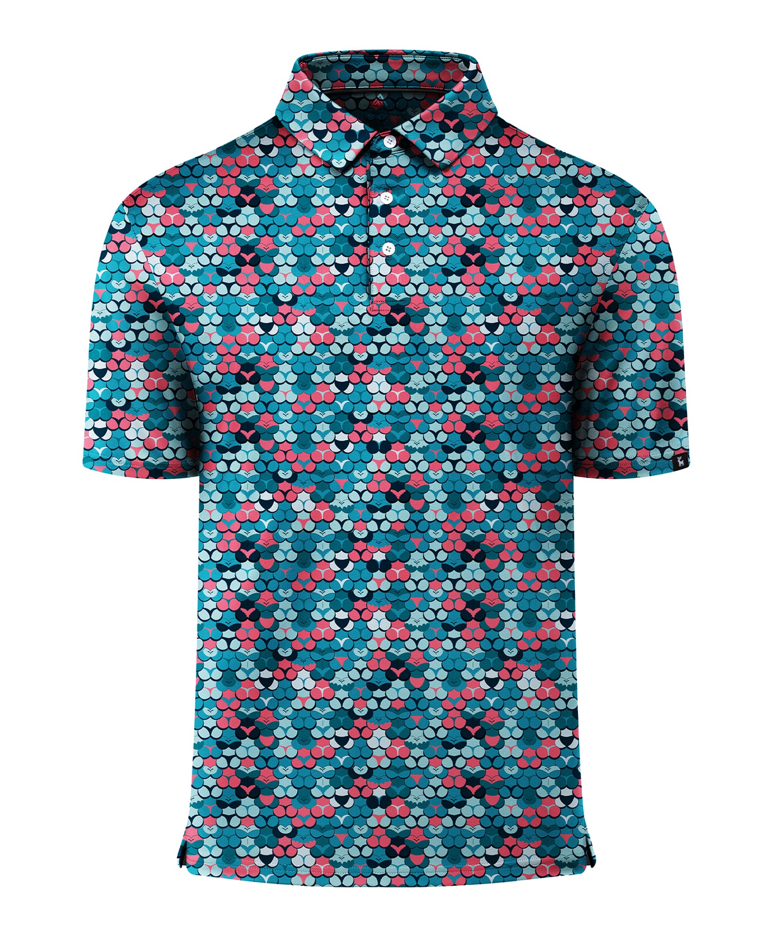 Tropic Grid Golf Polo