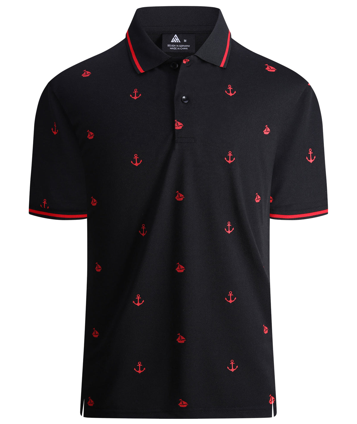 Sailboat Print Polo