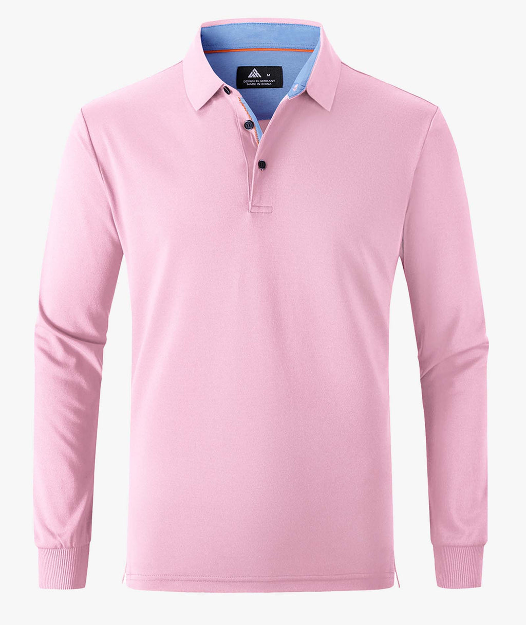 Classic Long Sleeve Polo Shirt