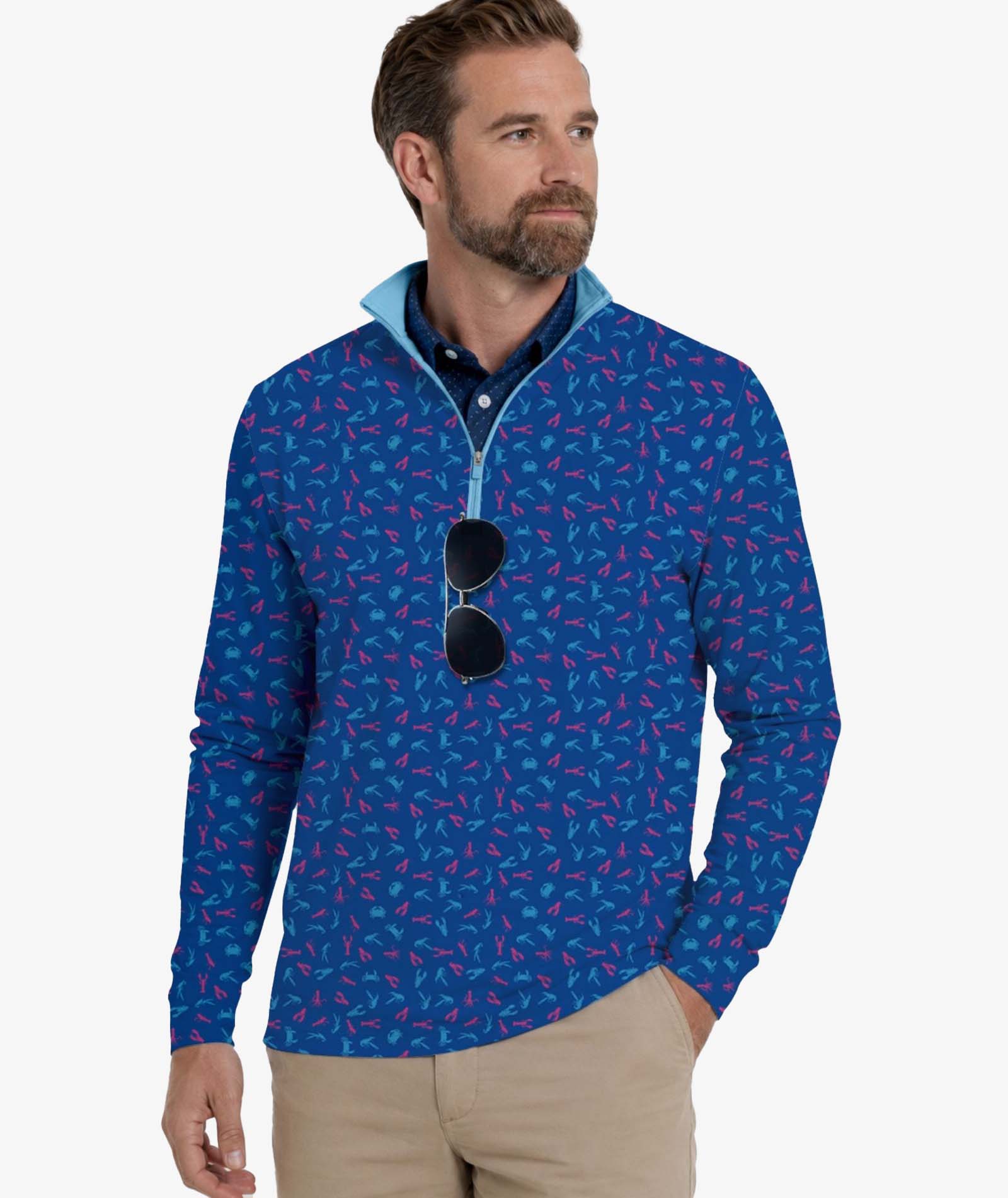 Coastal Quarter Zip Polo