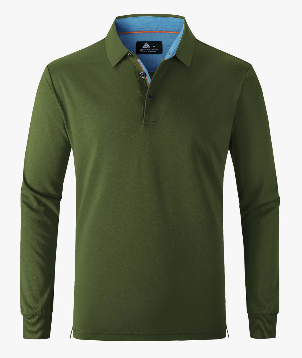 Classic Long Sleeve Polo Shirt