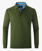 Classic Long Sleeve Polo Shirt