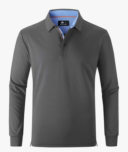 Casual Comfort Long Sleeve Polo