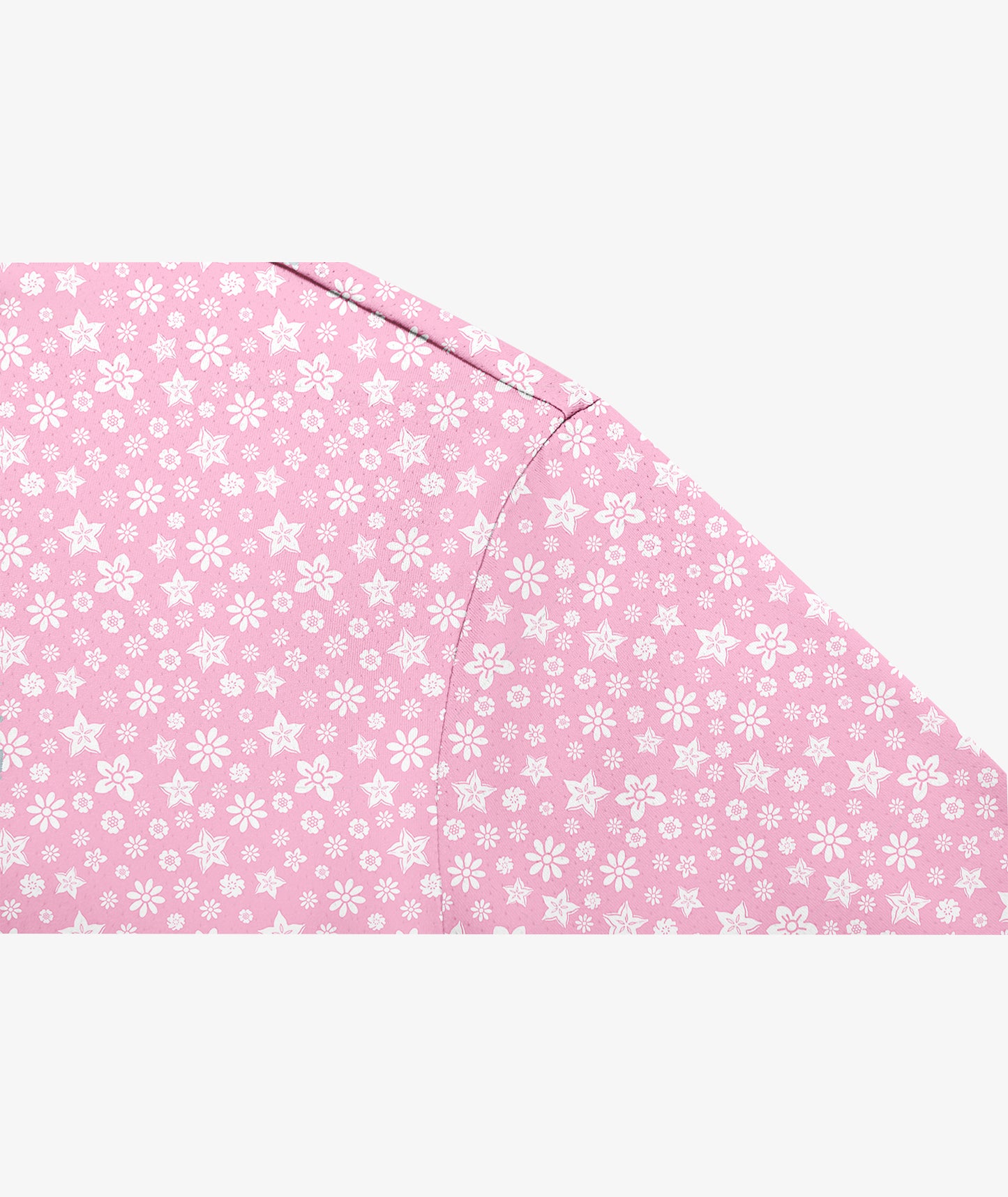Pink Bloom Golf Polo