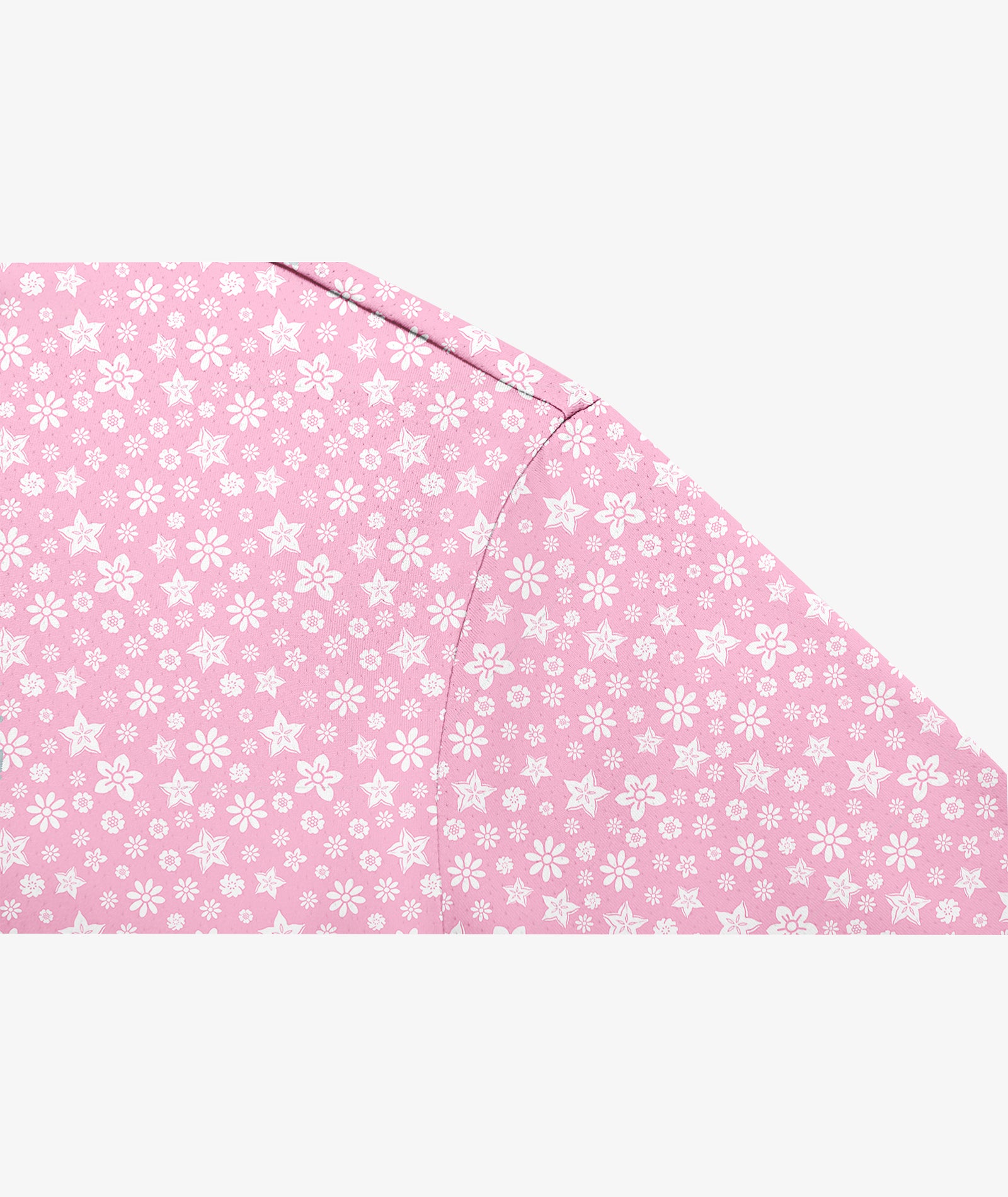Pink Bloom Golf Polo