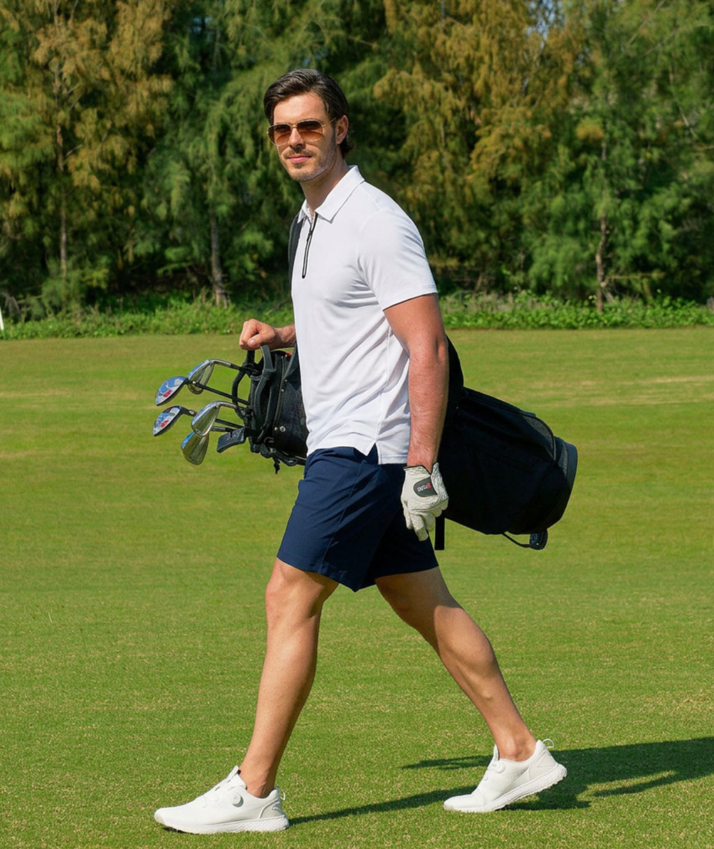 Zip Collar Performance Polo