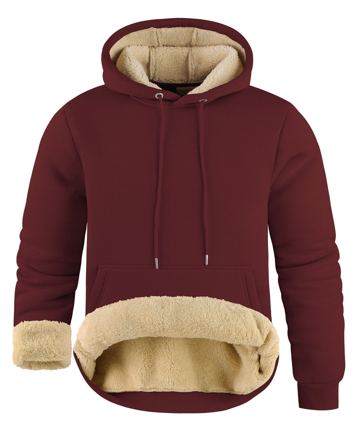 Men's Sherpa-Lined Hoodie